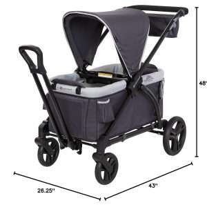 Baby Trend Expedition Stroller Wagon, Liberty Midnight - 11