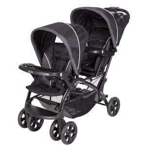 Baby Trend Sit N' Stand Double Stroller, Onyx - 1