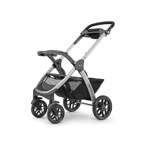 Chicco Bravo 3-in-1 Trio Travel System, Quick-Fold Stroller with KeyFit 30 Infant Car Seat and base - Camden-Black - 11
