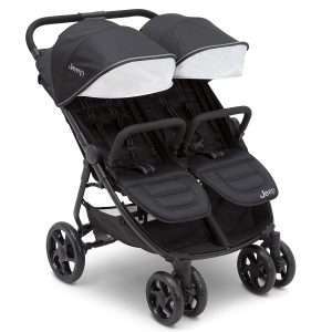 Jeep Destination Ultralight Side x Side Double Stroller, Midnight - 1