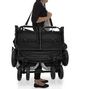 Jeep Destination Ultralight Side x Side Double Stroller, Midnight - 8