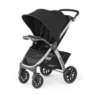 Chicco Bravo Quick-Fold Stroller - Black - Black - 1