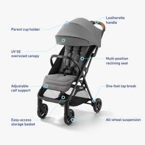 Graco Ready2Jet Compact Stroller – Compact Travel Stroller with Automatic Fold - 6