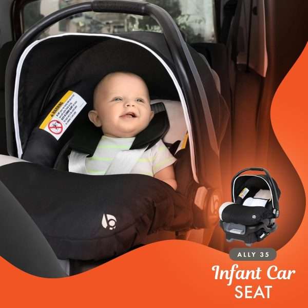 Baby Trend Infant and Toddler Double Stroller & Car Seat Combo, 2 Pc Set, Khaki - 5