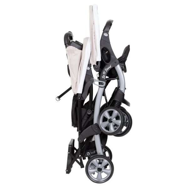 Baby Trend Infant and Toddler Double Stroller & Car Seat Combo, 2 Pc Set, Khaki - 8