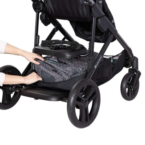 Baby Trend Morph Single to Double Modular Travel System, Black - 16