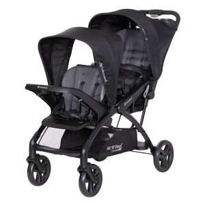 Baby Trend Sit N' Stand® Double 2.0 Stroller, Dash Black - 1