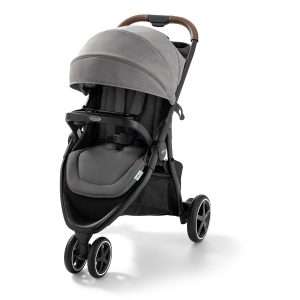 Graco Outpace LX All-Terrain 3-Wheel Baby Stroller, Cohen €” Compatible for Travel System, Easy One-Hand Fold, in-Seat Suspension for Comfortable Ride, Never-Flat Rubber Tires - 1