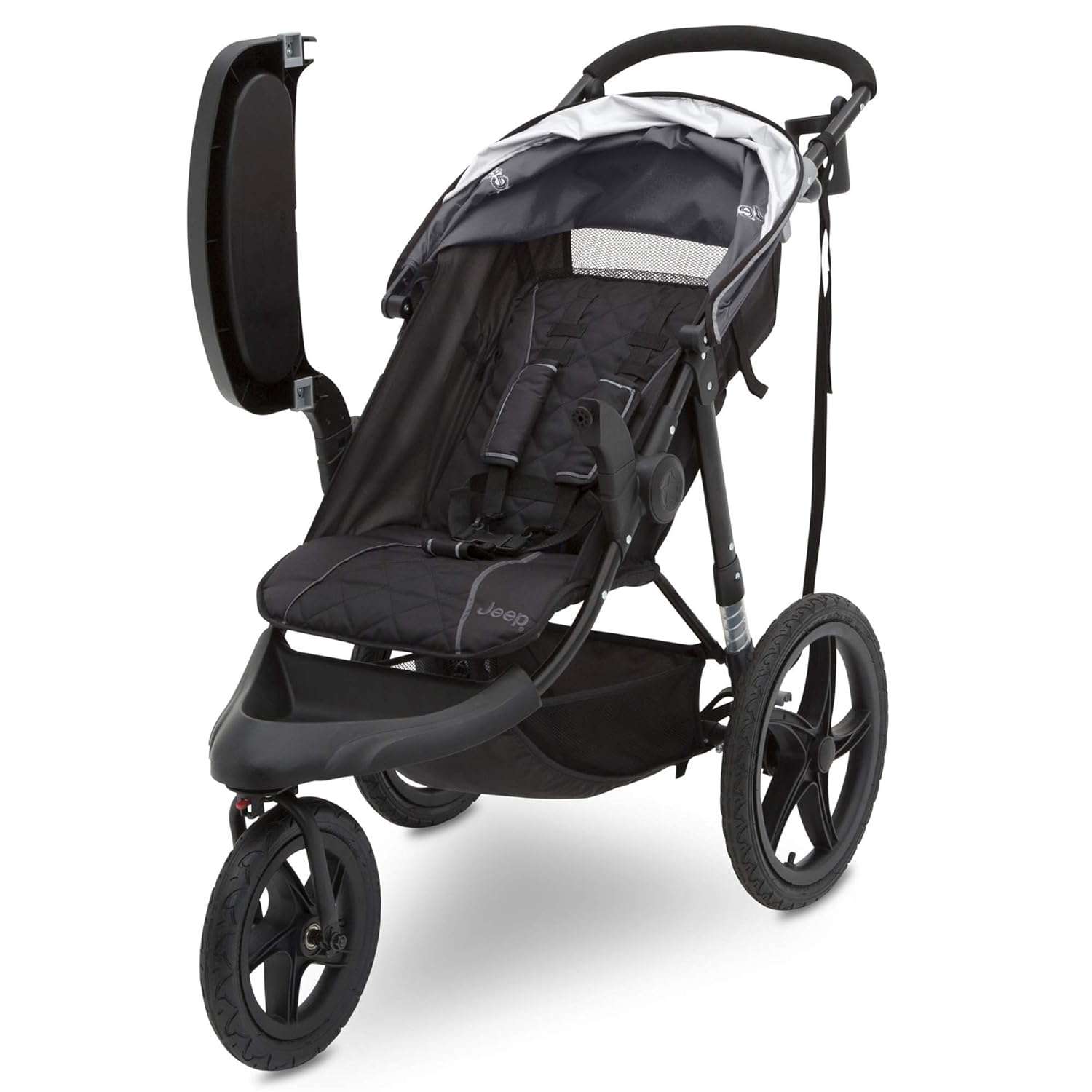 Jeep Classic Jogging Stroller by Delta Chidlren, Grey - 4