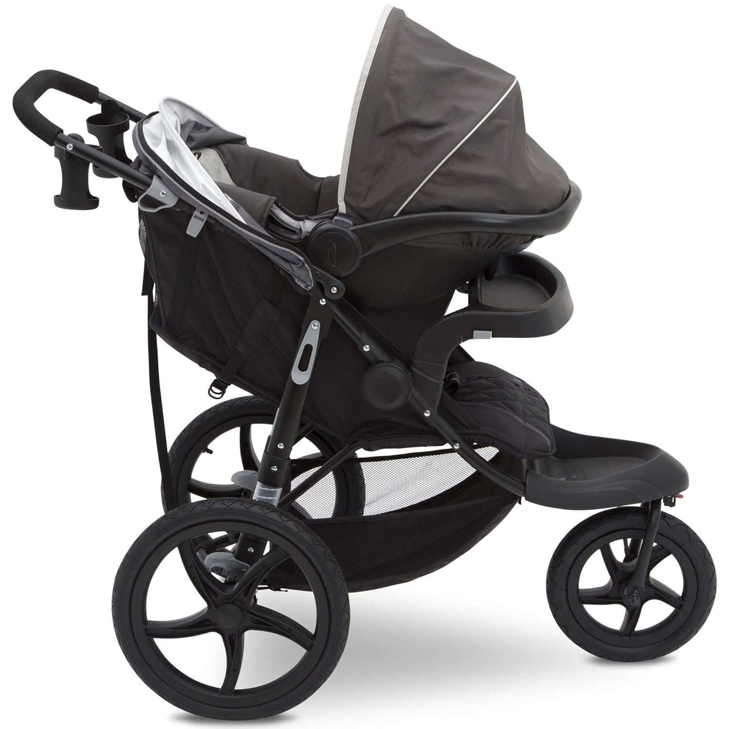 Jeep Classic Jogging Stroller by Delta Chidlren, Grey - 5