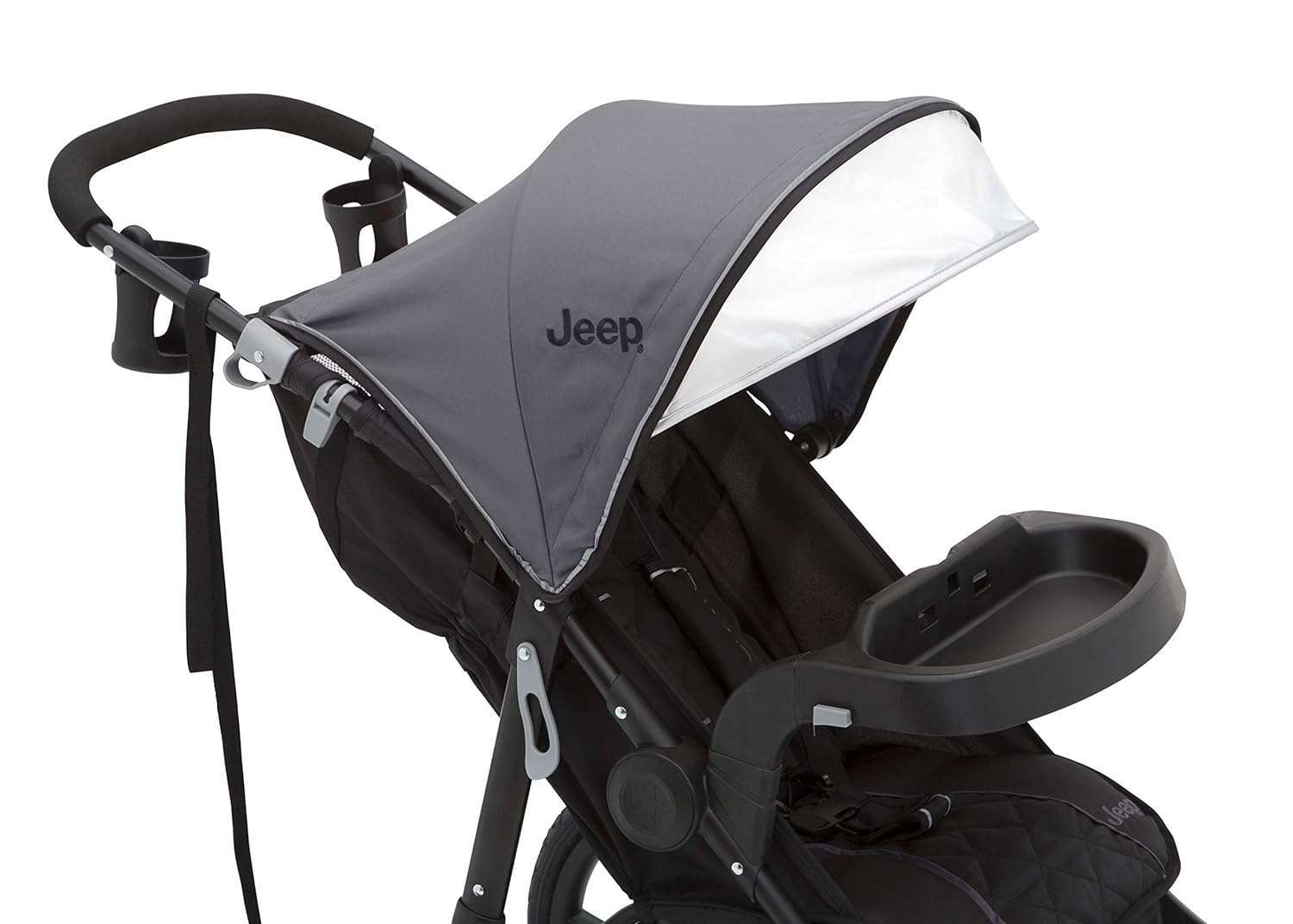 Jeep Classic Jogging Stroller by Delta Chidlren, Grey - 7