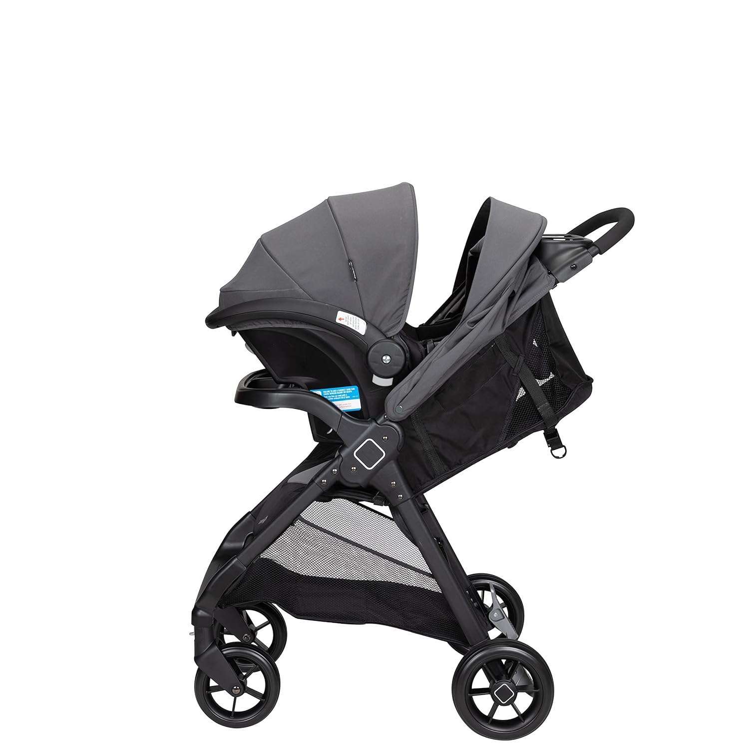 Safety 1st Smooth Ride Travel System with OnBoard 35 LT Infant Car Seat, Monument - 12