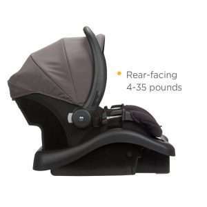 Safety 1st Smooth Ride Travel System with OnBoard 35 LT Infant Car Seat, Monument - 4