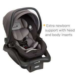 Safety 1st Smooth Ride Travel System with OnBoard 35 LT Infant Car Seat, Monument - 5