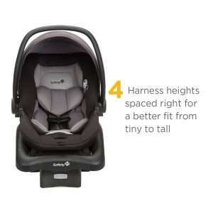 Safety 1st Smooth Ride Travel System with OnBoard 35 LT Infant Car Seat, Monument - 6