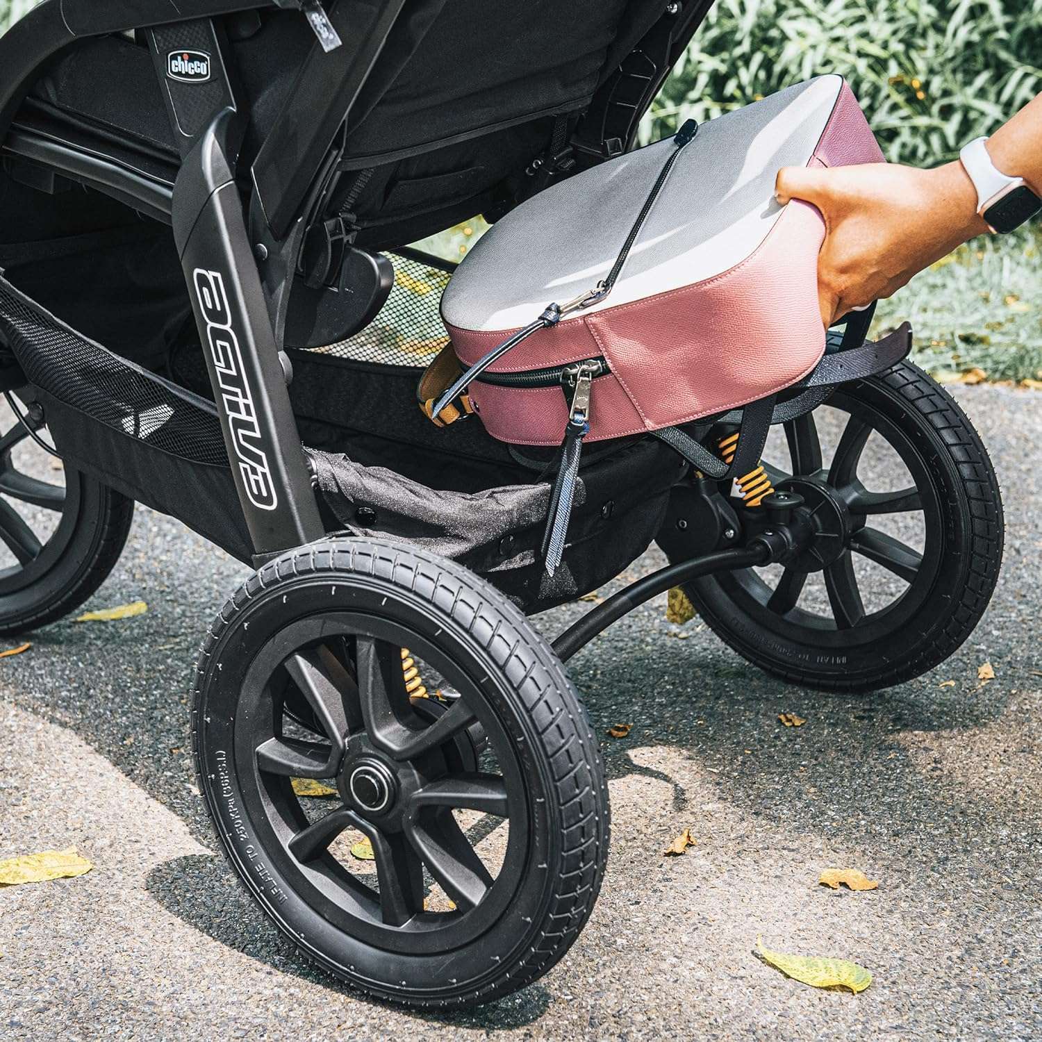 Chicco Activ3 Jogging Stroller - Eclipse - Grey - 9