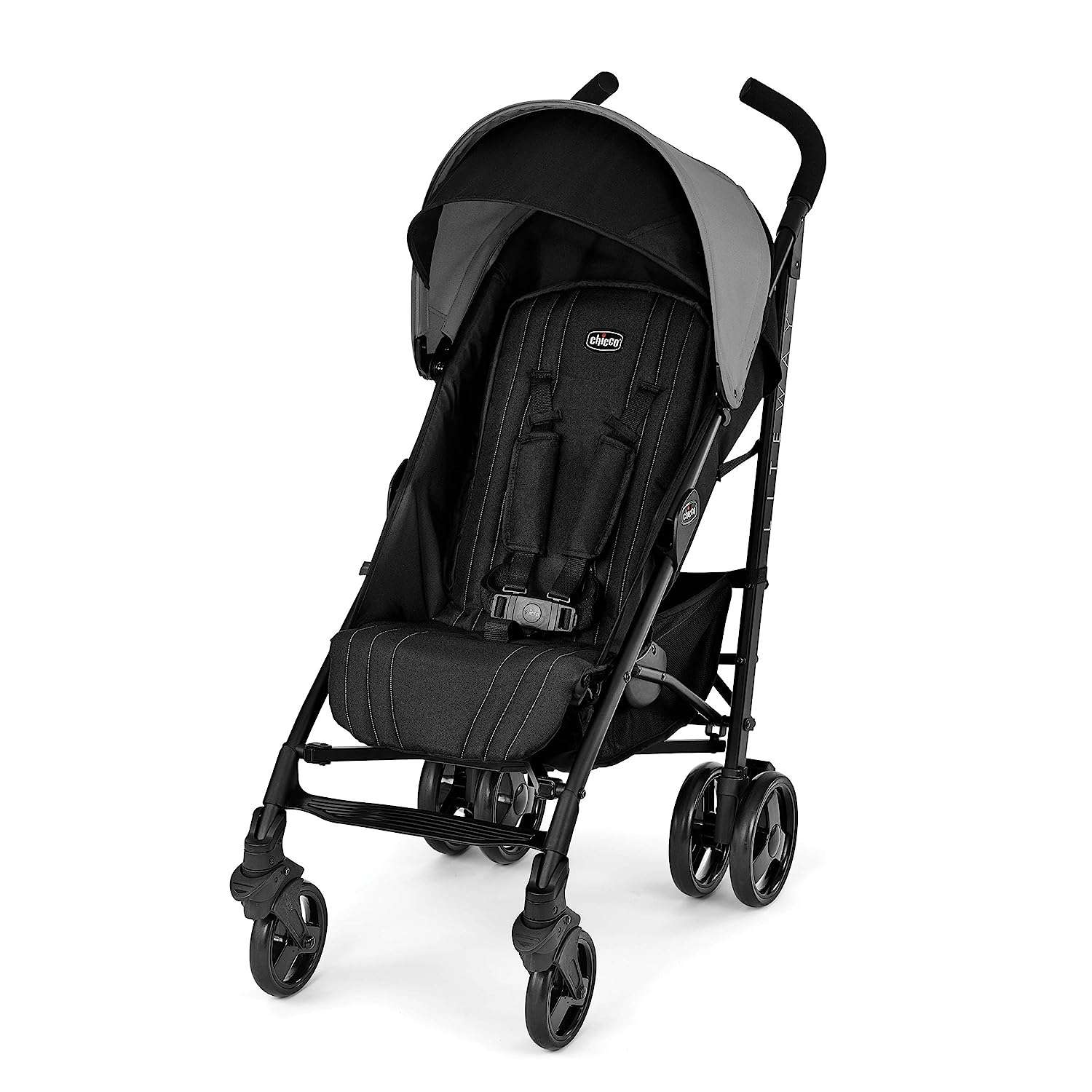 Chicco Liteway Stroller - Moon Grey - Grey-Black - 1