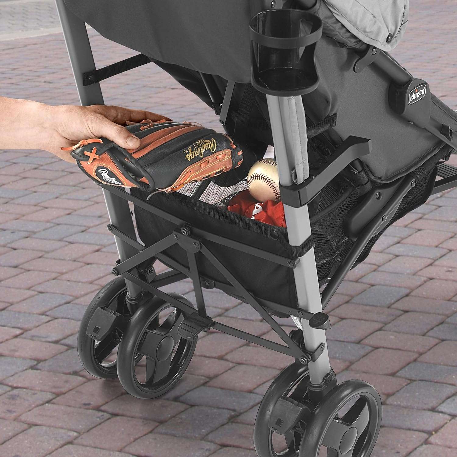 Chicco Liteway Stroller - Moon Grey - Grey-Black - 4