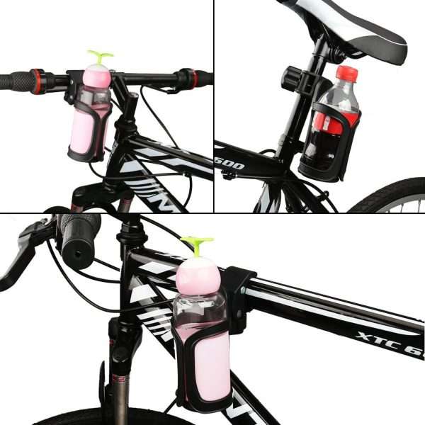 Accmor Bike Cup Holder, Bike Water Bottle Holders, Universal 360 Degrees Rotation Cup Holder for Bicycle, Stroller, Scooter, Walker, Wheelchair, Bike Bottle Holders for Kids Adults - 6