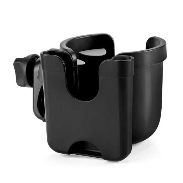 Accmor Stroller Cup Holder with Phone Holder, Bike Cup Holder, Universal Cup Holder for Uppababy Nuna Doona Strollers, 2-in-1 Cup Phone Holder for Stroller - 1