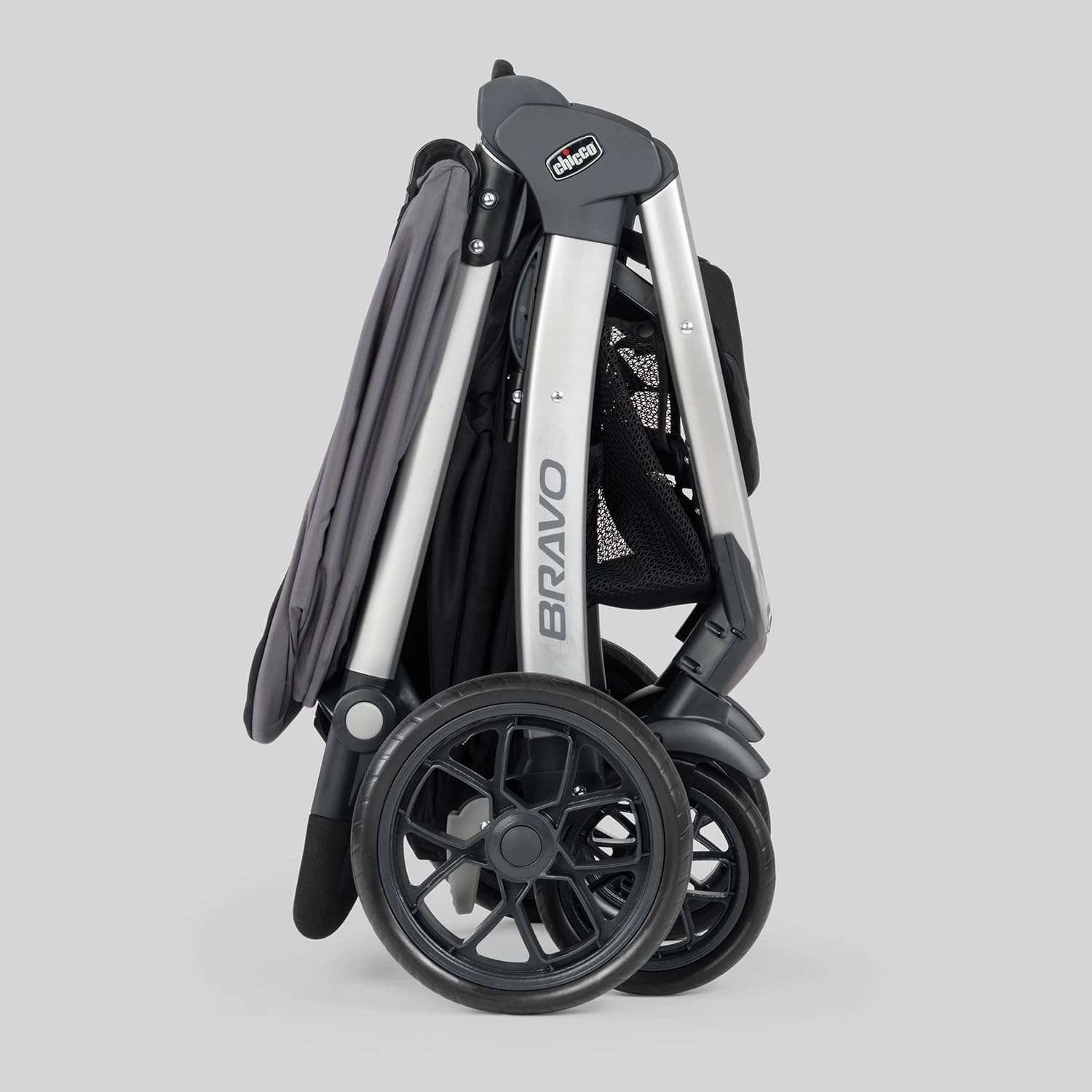 Chicco Bravo Quick-Fold Stroller - Black - Black - 6