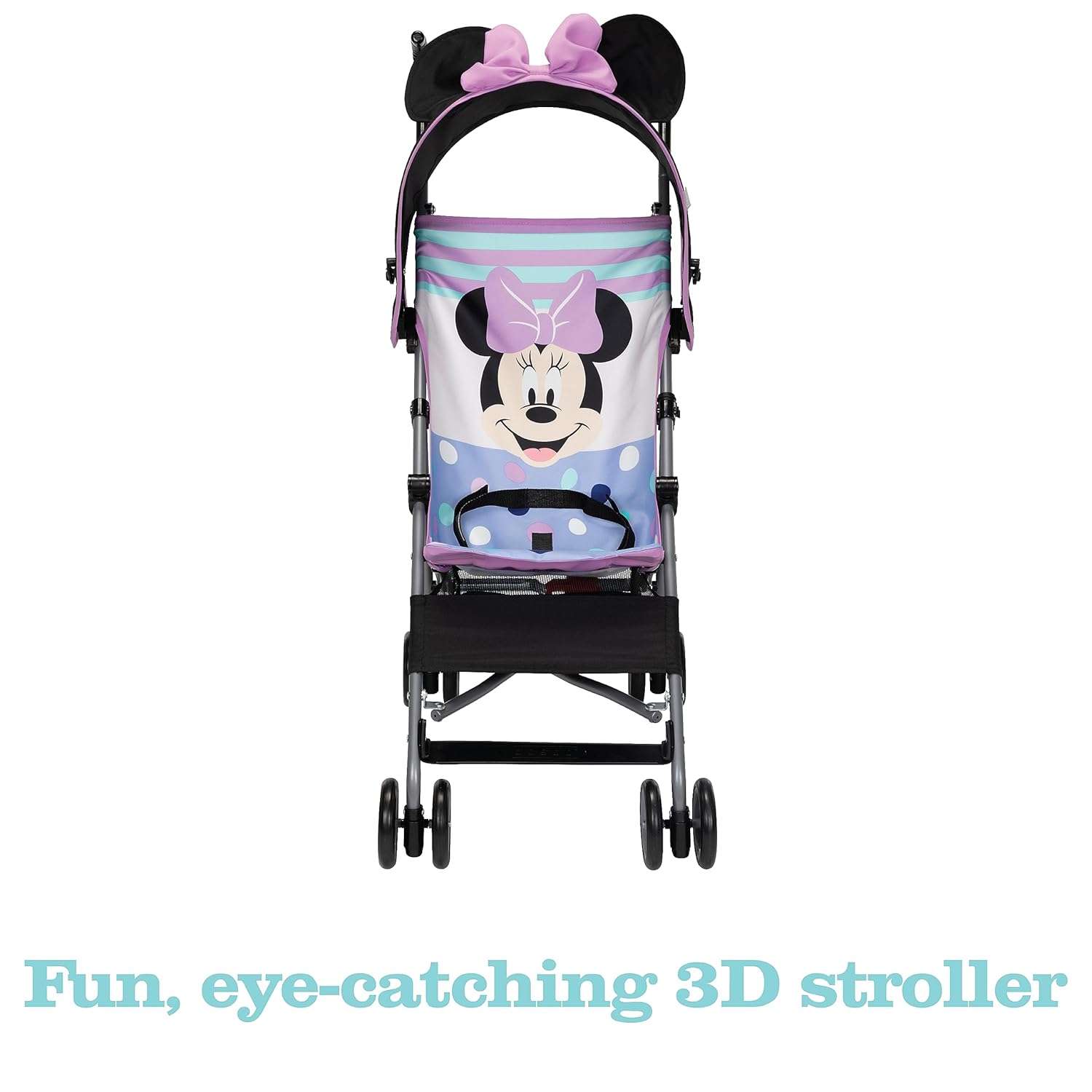 Disney Baby Character Umbrella Stroller, Eye-catching, Fun, 3D Stroller, Minnie Play All Day - 6