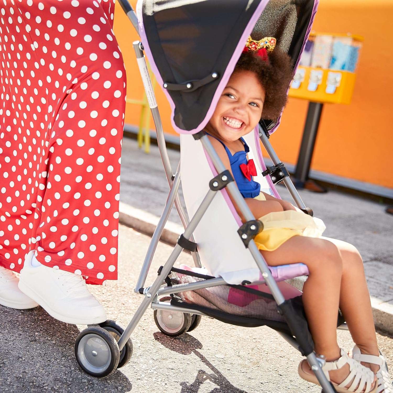 Disney Baby Character Umbrella Stroller, Eye-catching, Fun, 3D Stroller, Minnie Play All Day - 8