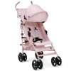 babyGap Classic Stroller - Lightweight Stroller with Recline, Compact Fold & Removable Parent Organizer - Made with Sustainable Materials, Pink Stripes - 1