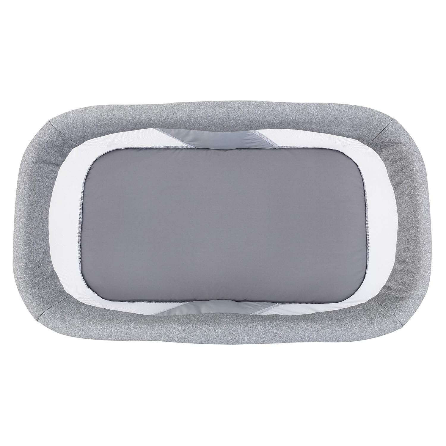Baby Trend Quick-Fold 2-in-1 Rocking Bassinet, Shadow Stone Gray - 5