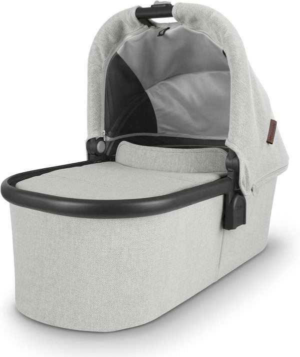 UPPAbaby Bassinet-Compatible with Vista, Cruz, Ridge, Minu Strollers-Overnight Sleep Solution-Mattress, Sheet, and Bug Shield Included-Anthony - 1
