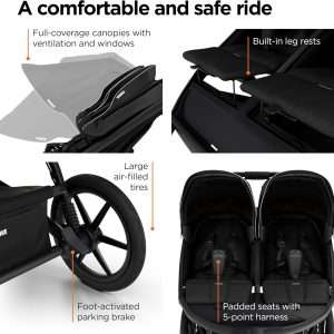 Thule Urban Glide 3 Single Child All-Terrain Stroller, Full-Suspension System, Air-Filled Tires, Upright seat with Adjustable Recline and Built-in legrest - 8