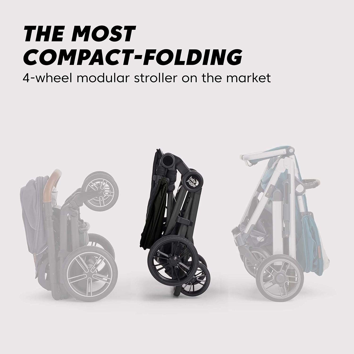 Baby Jogger® City Sights® Stroller - Convertible Stroller with Compact Fold, Dark Slate - 2