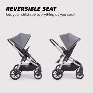 Baby Jogger® City Sights® Stroller - Convertible Stroller with Compact Fold, Dark Slate - 3