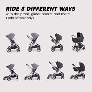 Baby Jogger® City Sights® Stroller - Convertible Stroller with Compact Fold, Dark Slate - 4