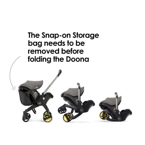 DOONA Snap-On Storage - Compatible Car Seat & Stroller - 3