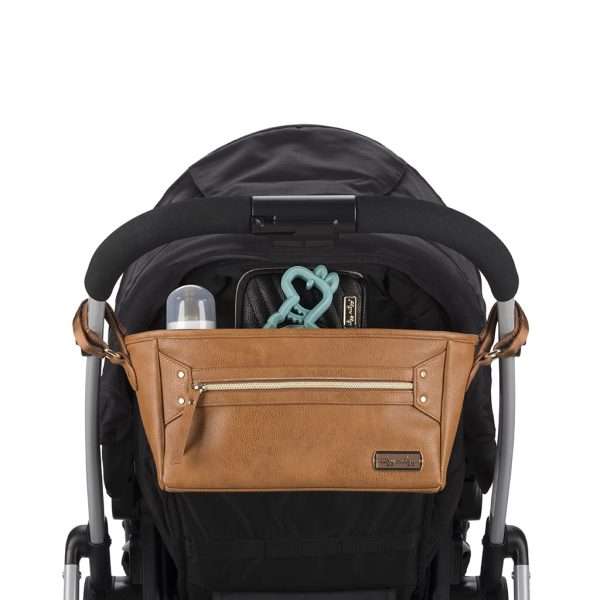 Itzy Ritzy Adjustable Stroller Caddy and Organizer Bag Featuring Front Zippered Pocket, 2 Built-in Interior Pockets & Adjustable Straps to Fit Nearly Any Stroller - 1