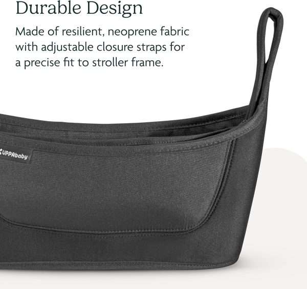UPPAbaby Carry-All Parent Organizer - Fits on Vista, Cruz, Minu, Minu Duo, G-Series Strollers - Secure Zippered Pocket + Beverage Compartments - 4