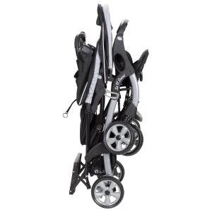 Baby Trend Infant and Toddler Double Stroller & Car Seat Combo, 2 Pc Set, Stormy - Portable and Lightweight Stroller Duo and Car Seat Travel System Tandem - 9