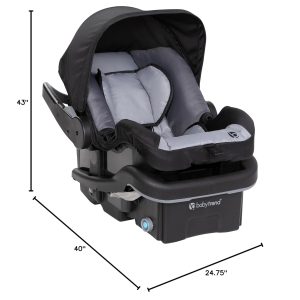 Baby Trend Passport® Switch 6-in-1 Modular Stroller Travel System with EZ-Lift™ Plus Infant Car Seat, Dash Black - 20