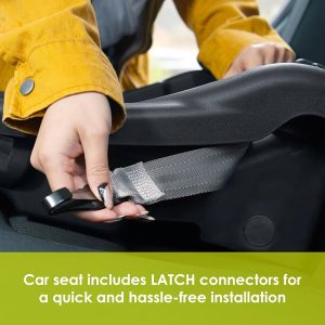 Baby Trend Venture 3-Wheel Stroller Travel System, Stellar Grey - 13