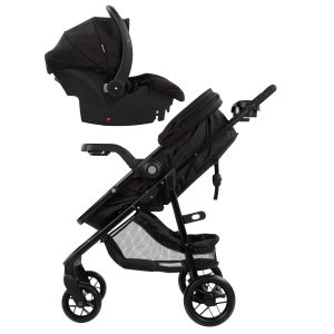 Safety 1st Grow and Go Flex 8-in-1 Car Seat Stroller Combo, Baby Stroller Travel Systems for Infants 4-30 lbs, Stroller and Carseat Combo Set, Foundry - 16
