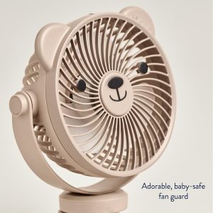 Itzy Ritzy 3-Speed Stroller Fan; Features A Tilting Head, 360 Degree Swivel and Flexible Wraparound Legs - 7