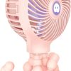 TRELC Mini Handheld Stroller Fan, Personal Portable Baby Rechargeable Fan With Flexible Tripod, Upgraded Version, Gift for Children Office Treadmill Room Car Traveling BBQ Gym - 1