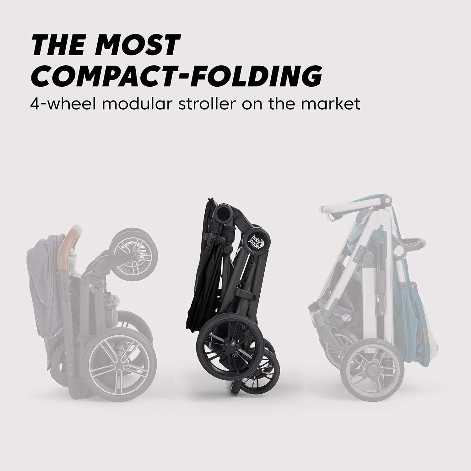 Baby Jogger City Sights Stroller - Convertible Stroller with Compact Fold Rich Black - 2