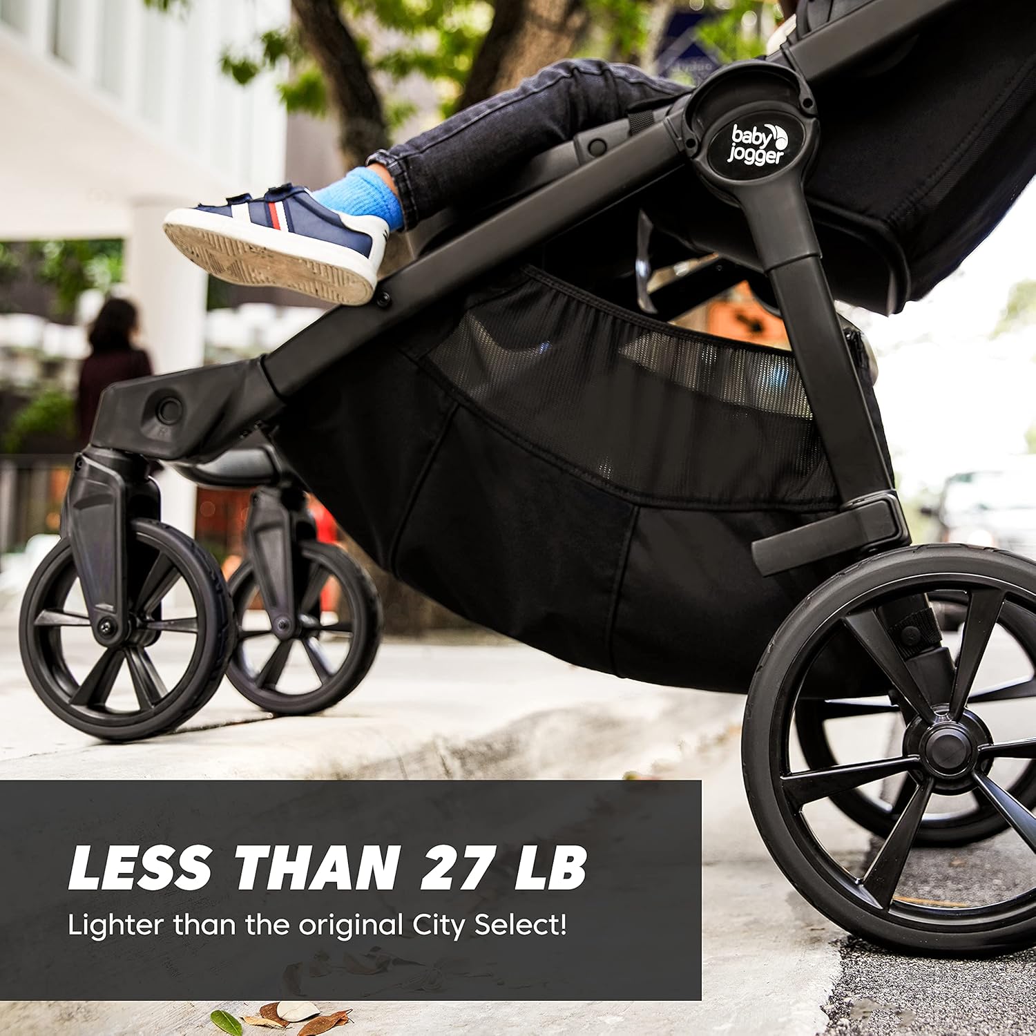 Baby Jogger® City Select® 2 Single-to-Double Modular Stroller, Flint Sage - 5