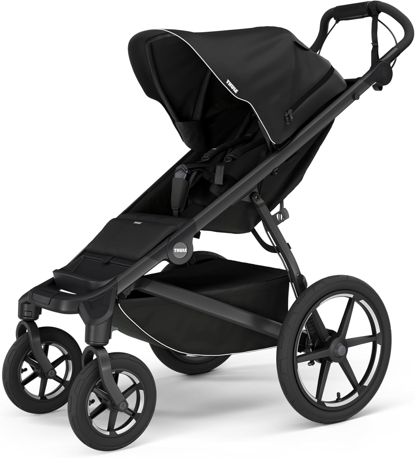 Thule Urban Glide 4-Wheel Single Child All-Terrain Stroller, Full-Suspension System, Air-Filled Tires, Upright seat with Adjustable Recline and Built-in Leg Rest, Baby Stroller - 1
