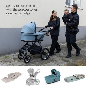 Thule Urban Glide 4-Wheel Single Child All-Terrain Stroller, Full-Suspension System, Air-Filled Tires, Upright seat with Adjustable Recline and Built-in Leg Rest, Baby Stroller - 6