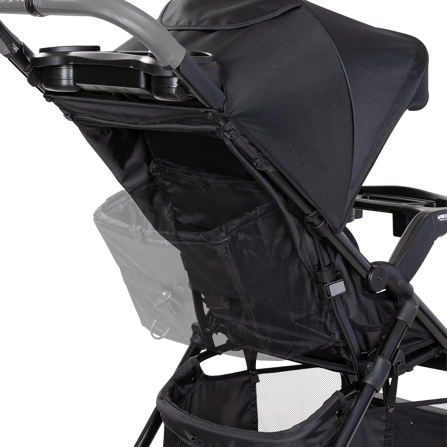 Baby Trend Passport® Cargo Stroller, Fieldstone Grey - 8