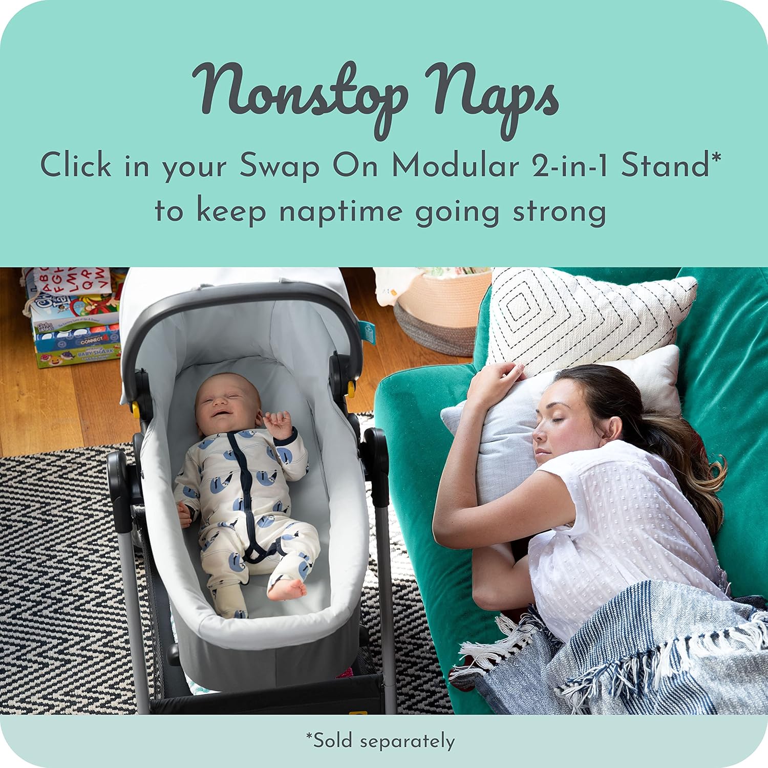 Century™ Swap On™ Modular Stroller Bassinet - Image 3
