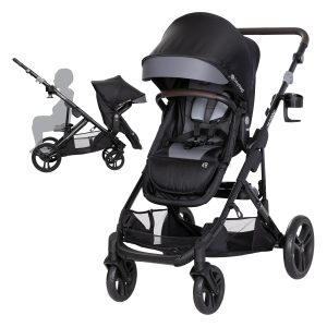 Baby Trend Morph Single to Double Modular Stroller, Dash Black - 1